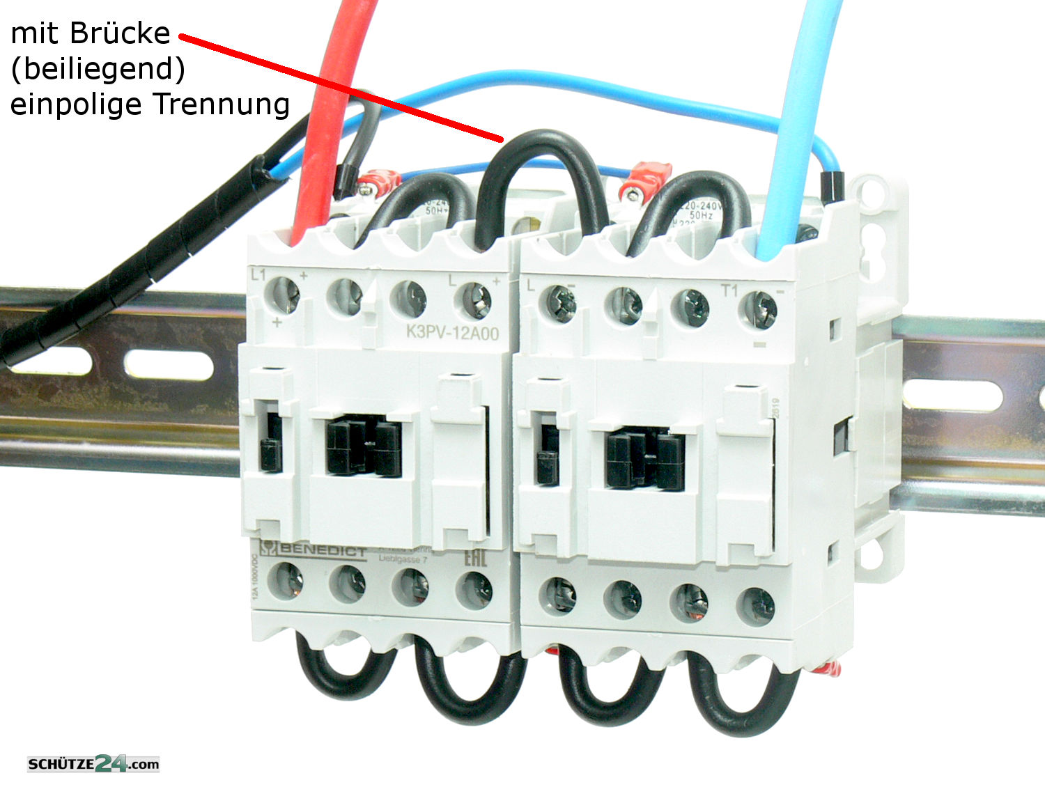 K3PV-12A00 230 Gleichstromschütz, 1200V=DC, 6A K3PV-12A00 230 Gleichstromschütz, 1200V=DC, 6A