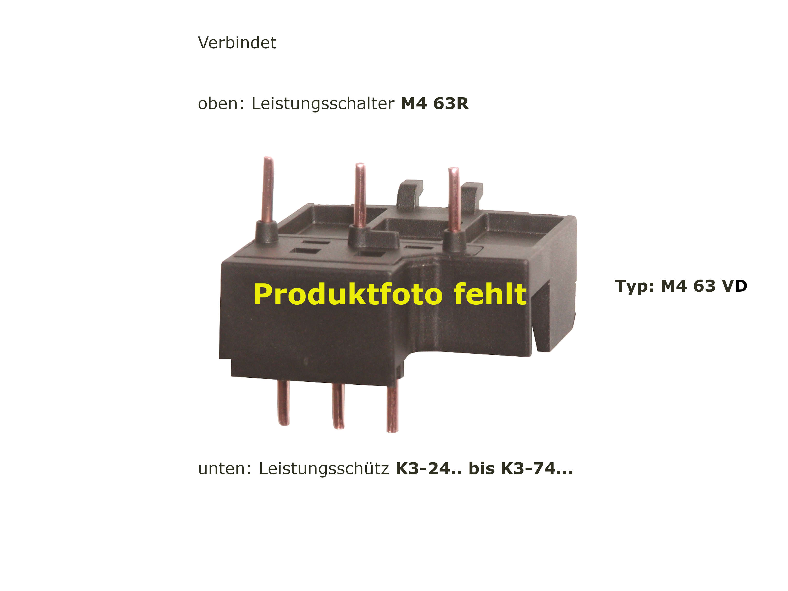 Verbindungsbaustein  M4 63 VD